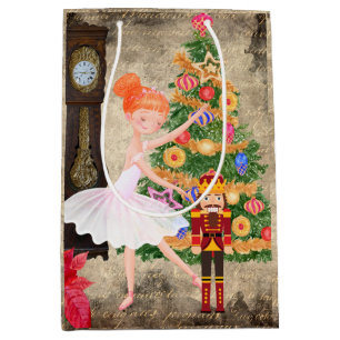 Sac Cadeau Moyen Casse-Noisette Clara Act I Christmas Eve