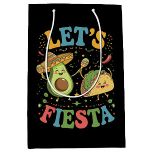Sac Cadeau Moyen Célébrons Avocat Et Tacos Cinco De Mayo