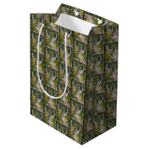Sac Cadeau Moyen cerf à gros seins dans les bois