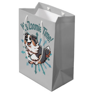 Sac Cadeau Moyen C'est le temps de Zoomie Berger Australien