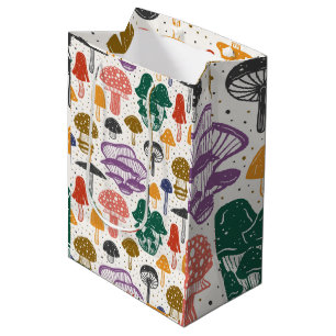 Sac Cadeau Moyen Champignons Mycologiste esthétique botanique