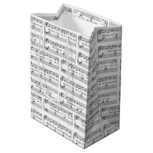 Sac Cadeau Moyen Chanson d'anniversaire