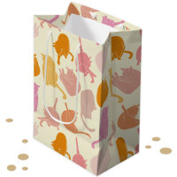 Chat moderne Motif rose orange Pêche