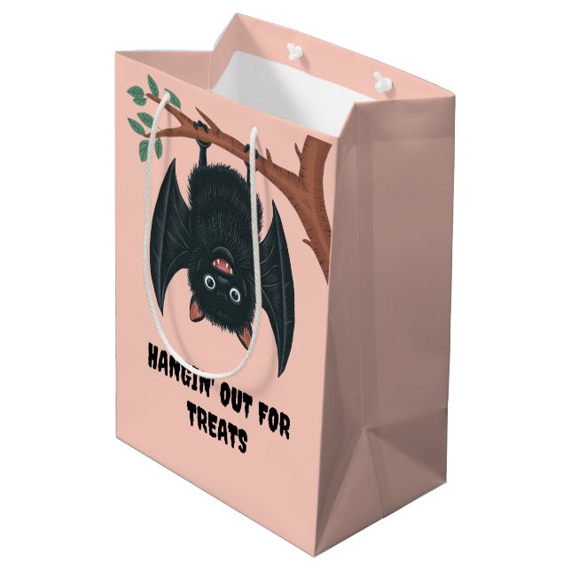 Sac Cadeau Moyen Chauffage de chauve-souris (Dos Angle)