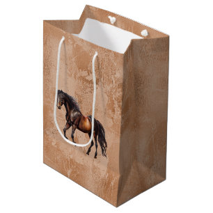 Sac Cadeau Moyen Chevaux de l'Ouest