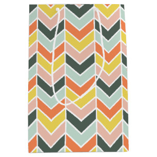 Sac Cadeau Moyen Chevron joyeux par Origami Prints