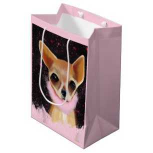 Sac Cadeau Moyen Chihuahua Bling