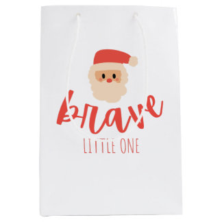 Sac Cadeau Moyen childhood cancer brave Christmas Santa Gift Bag