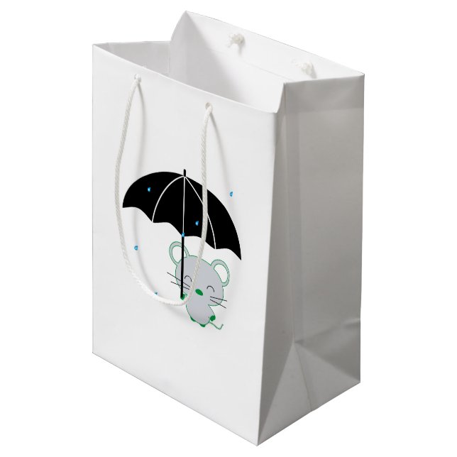 Sac Cadeau Moyen Chootan et parapluie (Devant Angle)