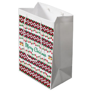 Sac Cadeau Moyen Christmas