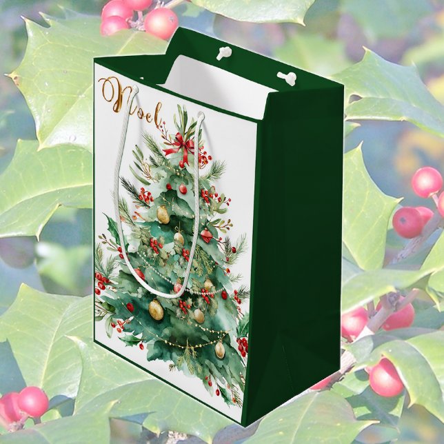 Sac Cadeau Moyen Christmas Tree Gift Bag (Créateur téléchargé)