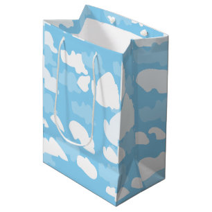Sac Cadeau Moyen Ciel bleu nuages