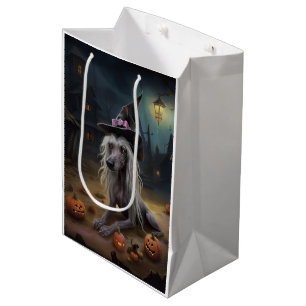 Sac Cadeau Moyen Citrouilles chinois arrêtés Halloween effrayant