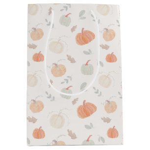 Sac Cadeau Moyen Citrouilles de récolte d'automne
