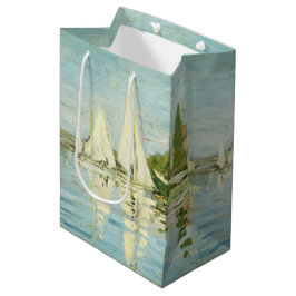 Sac Cadeau Moyen Claude Monet. Régates à Argenteuil