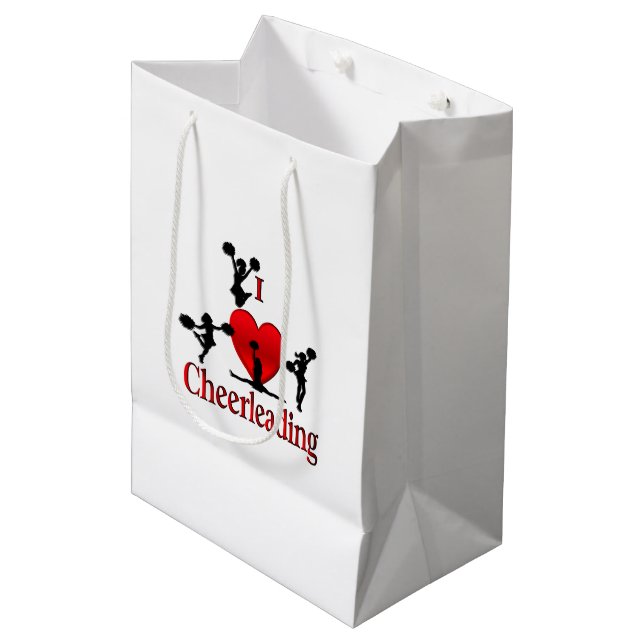 Sac Cadeau Moyen Coeur I unique (Devant Angle)
