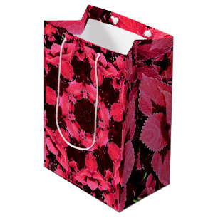 Sac Cadeau Moyen Coleus Closeup Kaleidoscope