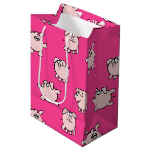 Sac Cadeau Moyen Comics Fun Cartoon Cochon Nouveau bébé Choisir la