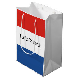 Sac Cadeau Moyen Conception de drapeau néerlandais Hollande Pays-Ba