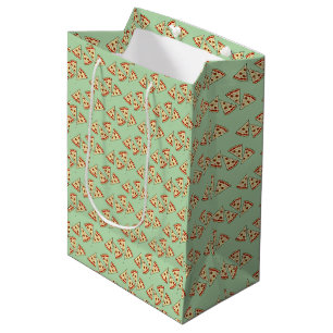 Sac Cadeau Moyen Conception en mosaïque de tranches de pizza 