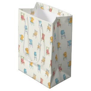 Sac Cadeau Moyen Concerne le motif de chaises