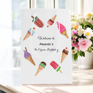 Sac Cadeau Moyen Cônes de glace Esquimaux Fête