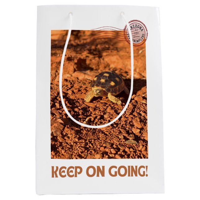 Sac Cadeau Moyen Continuer à aller Motivational coddiwompling Torto (Devant)