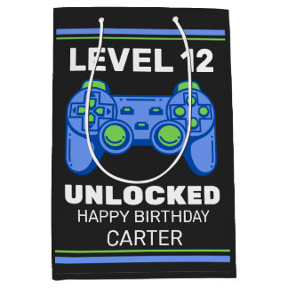 Sac Cadeau Moyen Contrôleur de jeu vidéo Anniversaire Personnalisé