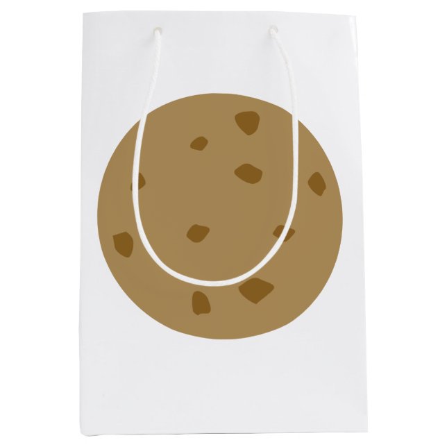 Sac Cadeau Moyen Cookie à chips au chocolat (Devant)