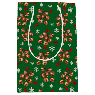 Sac Cadeau Moyen Cosy Châtaignes Rôties Et Pneus Hiver