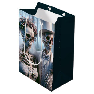 Sac Cadeau Moyen Couple Mariage d'Halloween