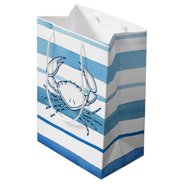 Sac Cadeau Moyen Crabe (Dos Angle)