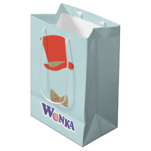 Sac Cadeau Moyen Cravate Wonka Top Hat & Bow