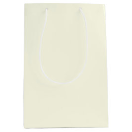 Sac Cadeau Moyen Crème de jour de neige solide