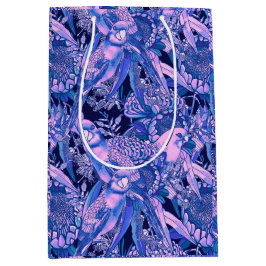 Sac Cadeau Moyen Crimson Rosella Tropical Blue