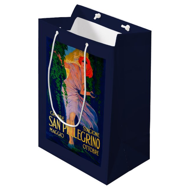 Sac Cadeau Moyen Cru PosterEurope de San Pellegrino (Devant Angle)