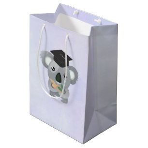 Sac Cadeau Moyen Cute Koala Oear dans une casquette noire