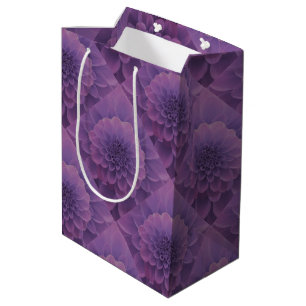 Sac Cadeau Moyen Dahlia violet