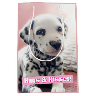 Sac Cadeau Moyen Dalmatien Nez de Coeur