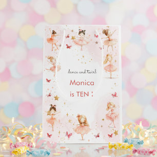 Sac Cadeau Moyen Danse et tournoi mignon ballerine ballet enfant an