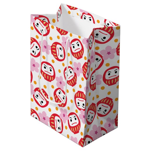 Sac Cadeau Moyen Daruma (Devant Angle)