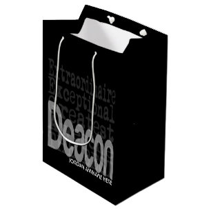 Sac Cadeau Moyen Deacon Extraordinaire CUSTOM