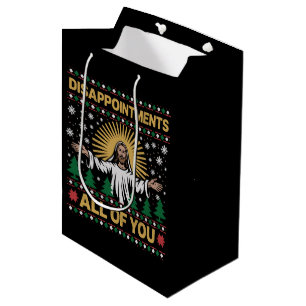 Sac Cadeau Moyen Déceptions Vous Tous Jésus Noël Moche