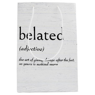 Sac Cadeau Moyen Définition De Dictionnaire Pour Anniversaire BATTU