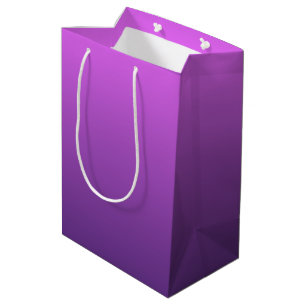 Sac Cadeau Moyen dégradé foncé violet