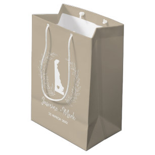 Sac Cadeau Moyen Delaware Destination Mariage Famille Réunion Faveu