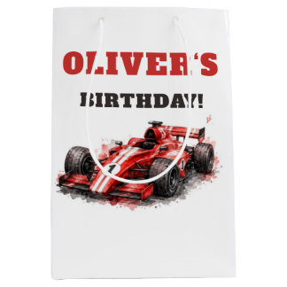 Sac Cadeau Moyen Démarrez vos moteurs ! Anniversaire de voiture de