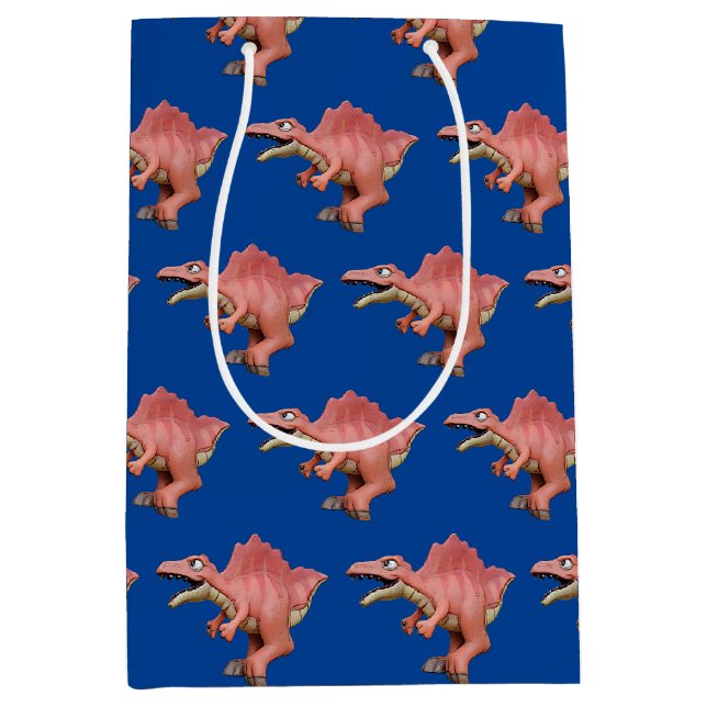 Sac Cadeau Moyen Dinosaure Dessin de dessin Spinosaurus (Devant)