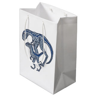 Sac Cadeau Moyen Dinosaure rapace nouveau-né garçon fille