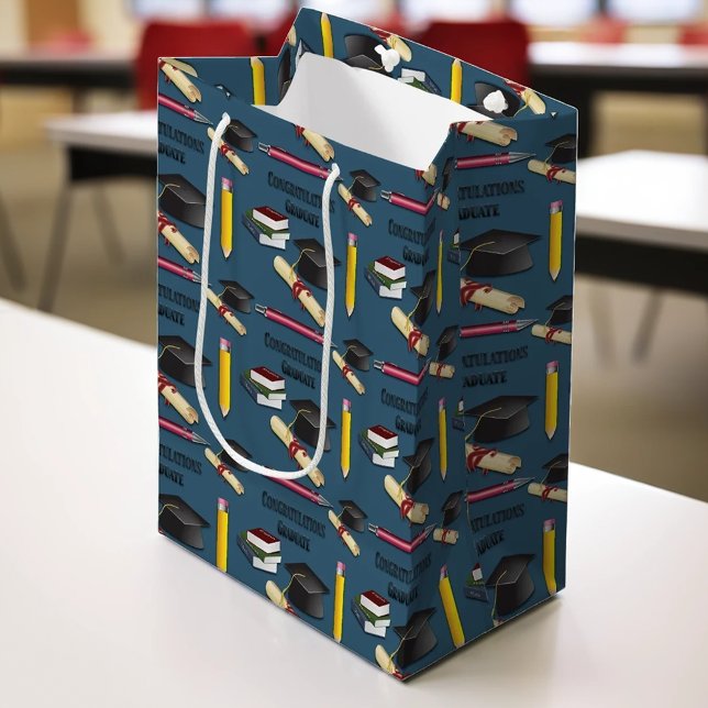 Sac Cadeau Moyen Diplôme Et Diplôme (Créateur téléchargé)